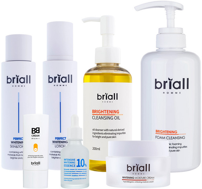 브리올옴므 남성용 중건성 풀케어 화장품 7종 세트, 1세트
