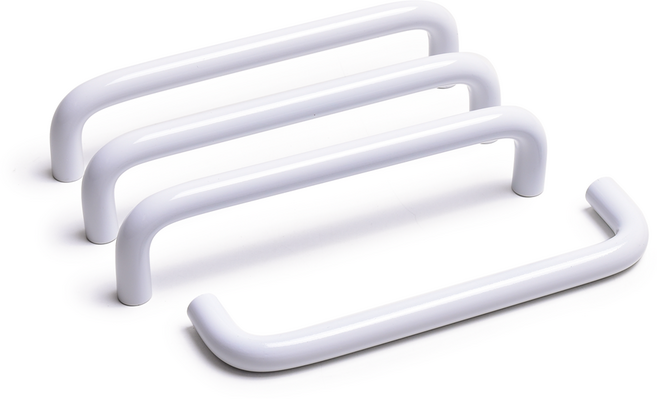 손잡이세상 베이직 P128 화이트 가구손잡이, 4개