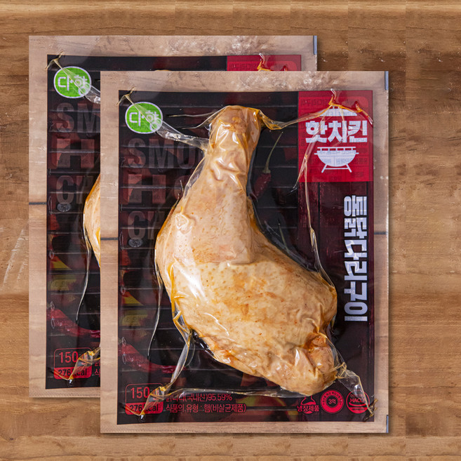 다향 통닭다리구이 핫치킨, 2개, 150g