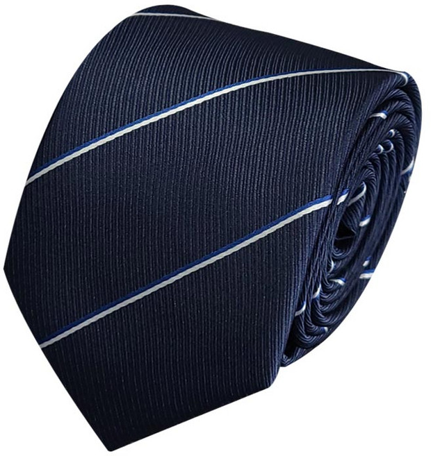 엠스코프 투톤 스트라이프 수동 넥타이 MN432