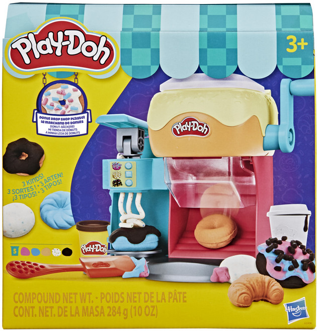 Hasbro 孩之寶 Play-Doh 培樂多 夢幻甜甜圈店遊戲組, 混和顏色, 1002g, 1套