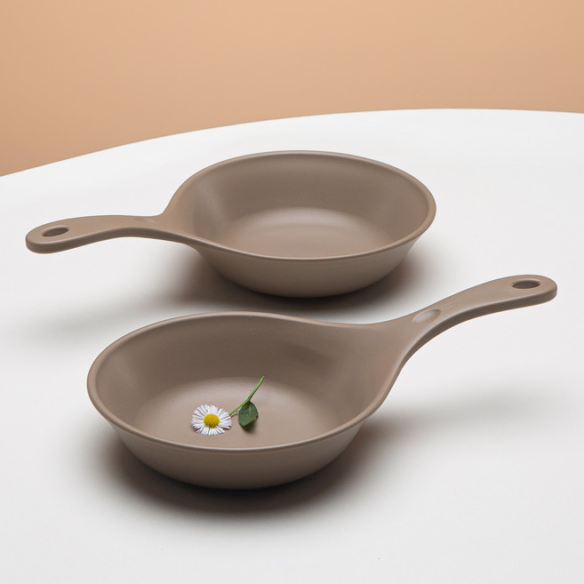 아띠홈 딥모드 손잡이 앞접시 250ml, 2개, 단품, 초코