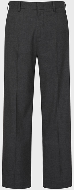 POLHAM 女款彈力寬版西裝褲