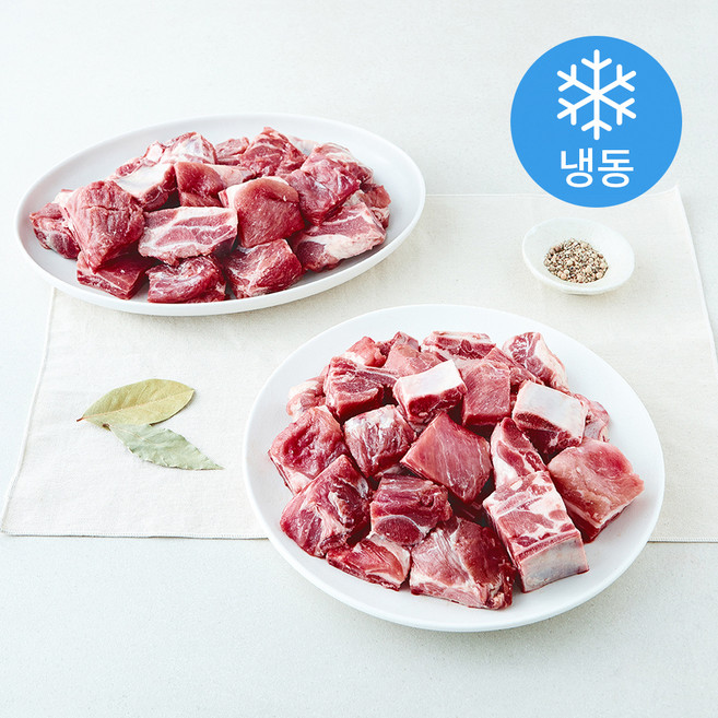 수입산 돼지 찜갈비 2개입 (냉동), 1개, 2kg