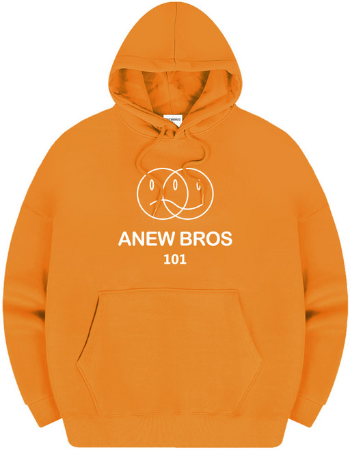 ANEWBROS 男女通用 Re-smile 連帽T恤 AIS_8008