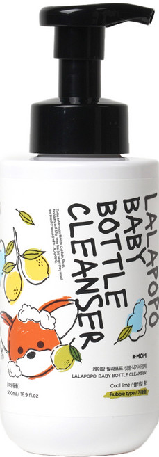 케이맘 랄라포포 유아용 젖병식기 세정제 거품형, 500ml, 1개