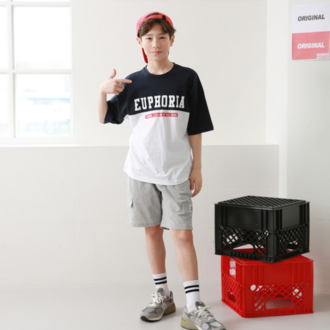 Nanajuni 男童 Euphoria 標籤上下套裝