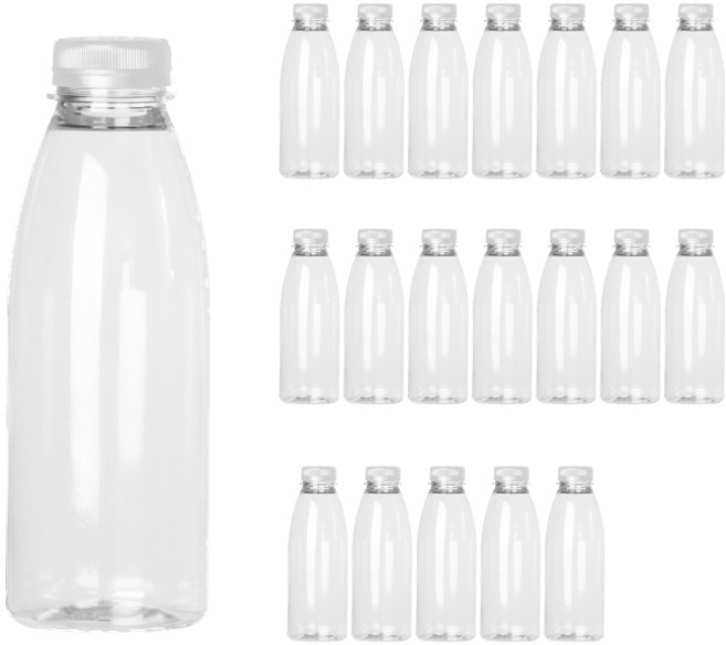 서울패키지 투명 음료 페트병 화이트, 450ml, 20개