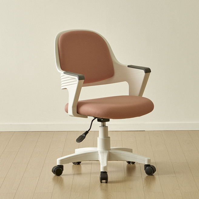 장인가구 로번 학생 서재용 회전의자, 핑크