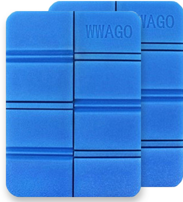 르블랑 초경량 휴대용 접이식 등산 방석 CP015 2p, 블루