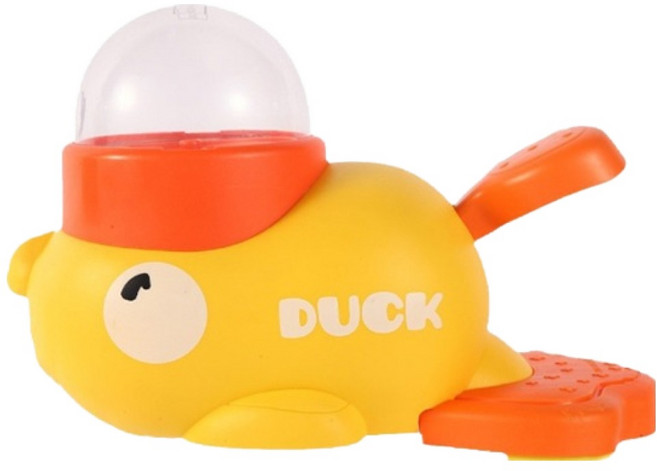 Redpuppy 狗狗鴨掌零食球, 1個, 黃色 + 橘色