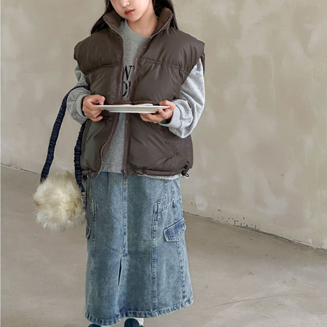 日常厚實鋪棉背心