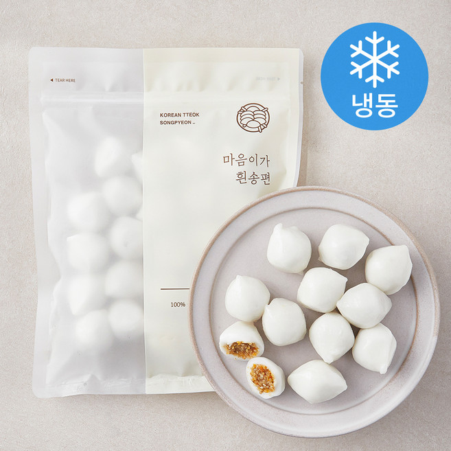 마음이가 흰 송편 (냉동), 500g, 1개입, 1개