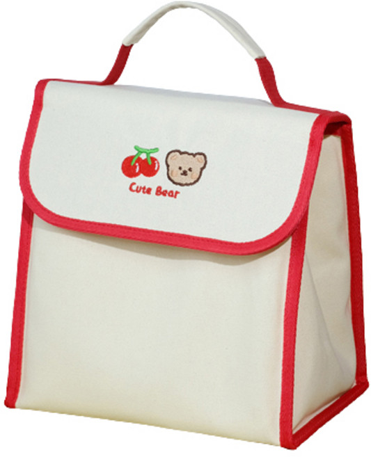 히즈플랜 귀여운 곰돌이 보냉가방, D타입, 1개