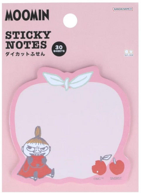 sun-star MOOMIN嚕嚕米春天來了造型便利貼, 小不點, 30張, 1個