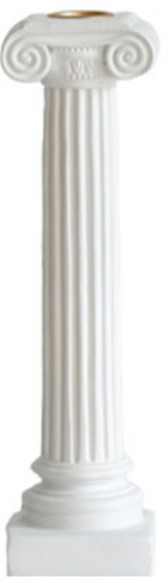 엔틱 감성 인테리어 촛대, 화이트