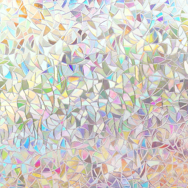 스마일깨비 사용 편한 레이져 유리 정전기 창문형시트지, 타입 B