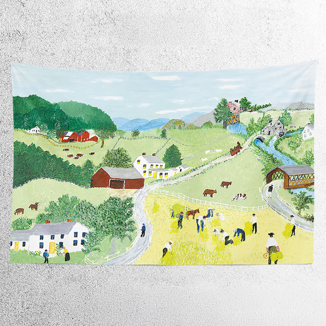 소유공간 힐링 봄 풍경 태피스트리, TYPE2