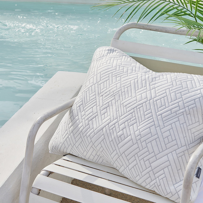 쁘리엘르 듀라론 아이스 블록 냉감 베개커버