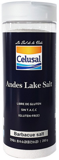 셀루살 안데스 호수 중간 소금, 250g, 1개