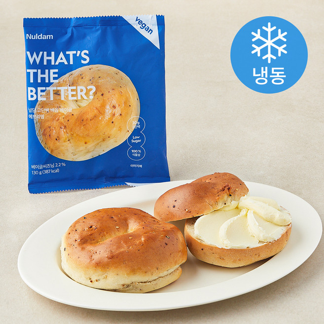 널담 고단백 에브리띵 배꼽 베이글 (냉동), 130g, 1개입, 3개