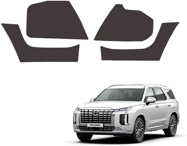 메이튼 더 뉴 펠리세이드 기어사이드 가죽 스크래치 커버 세트, 초코 브라운, 1개