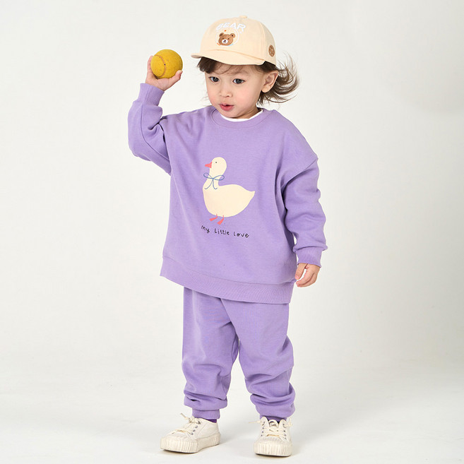 키즈꼬모 아동용 덕 상하의 세트