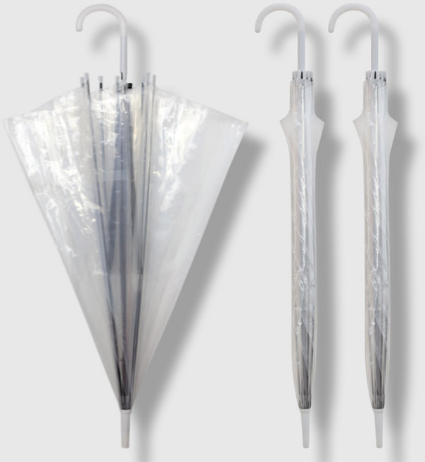 이지레그 비닐 파스텔 자동 장우산 3p