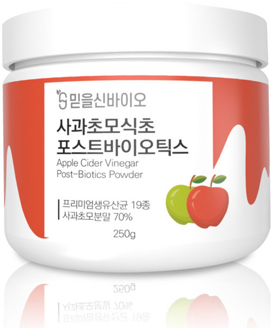 믿을신바이오 사과 초모 식초 포스트 바이오틱스, 1개, 250g