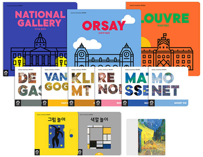 명화클래식 사운드 빅북 3종 + 놀이 2종 + 미니 6종 + 아트 카드 50종 + 가이드 세트, 두두스토리, 수수 외