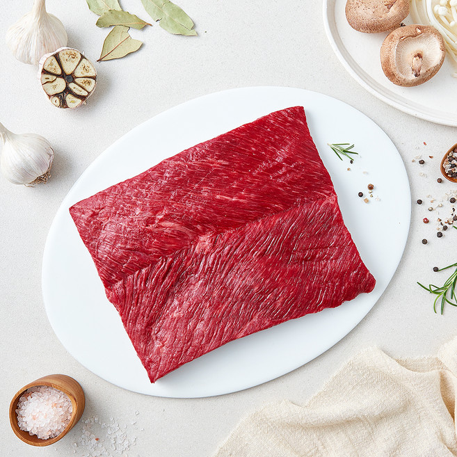 한우 양지 덩어리 1++(9)등급 수육 / 국거리 / 장조림용 (냉장), 1개, 1kg