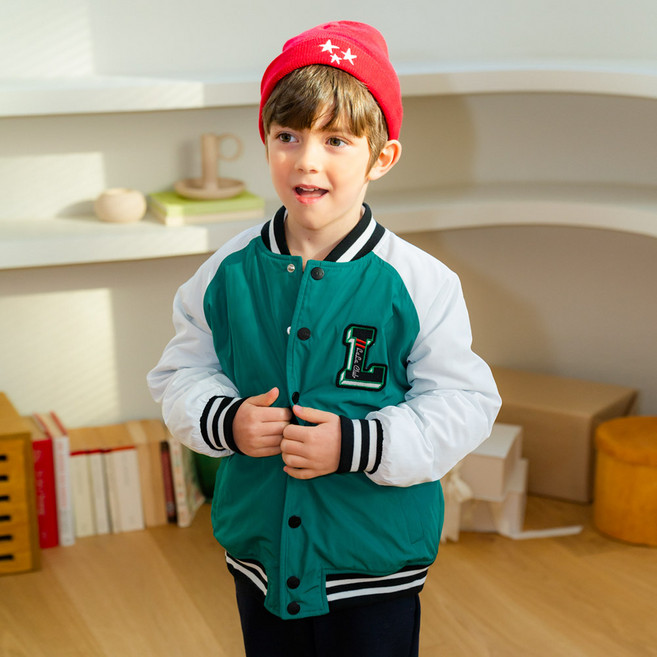 라라아망 아동용 스타디움 바시티 점퍼