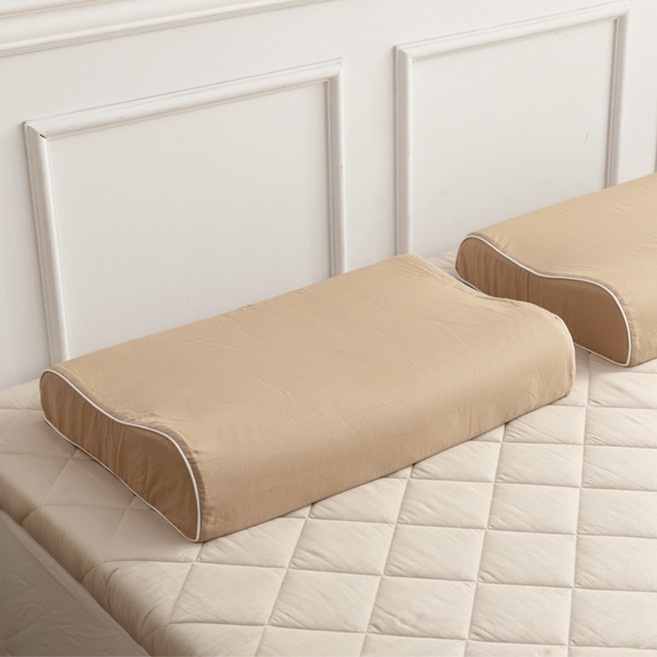 아지오텍스 라텍스 베개 + 속커버 + 겉커버, 중, 1개