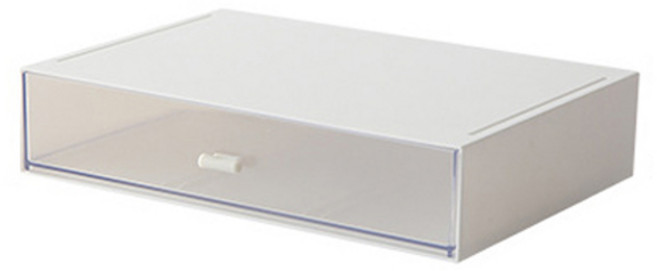 더홈스 DIY 미니 수납 투명 정리함 1칸 1세트, 1개