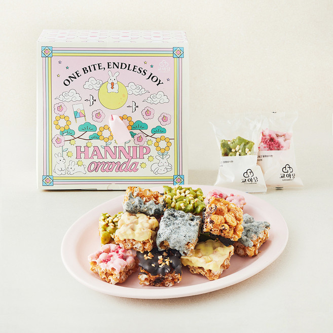 교아당 초코한입 오란다 5종 x 5개입 세트 375g, 1세트