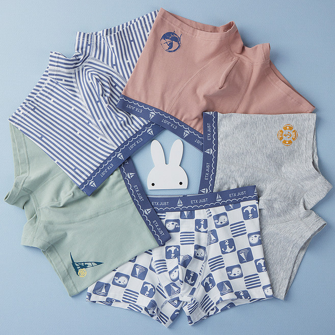 이티엑스저스트 스콕스 남아용 사각 드로즈 5종 세트