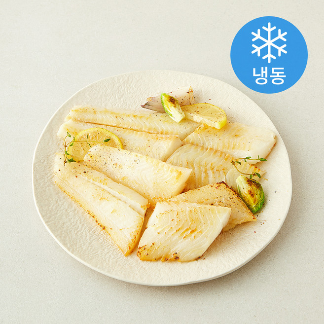 프리미어 껍질이 없어 더욱 부드러운 순살 가자미 스테이크 (냉동), 1개, 440g