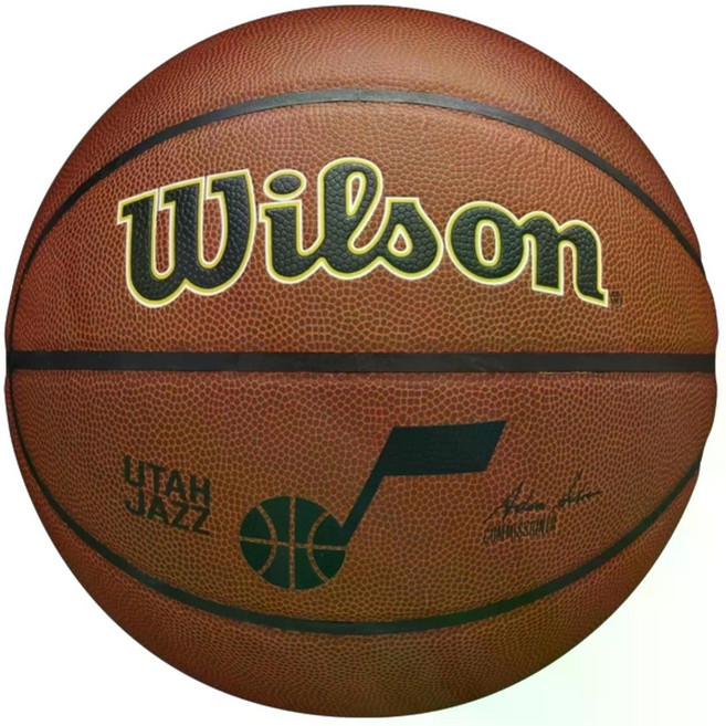 윌슨 NBA Team 유타 재즈 농구공, 1개, WZ4011902XB