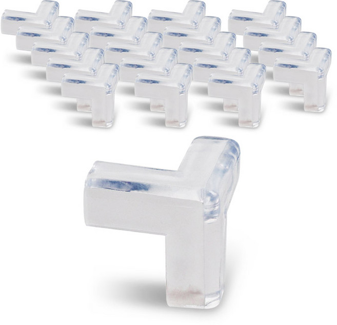 아이끌레 모서리 보호대 Y형, 투명, 20개