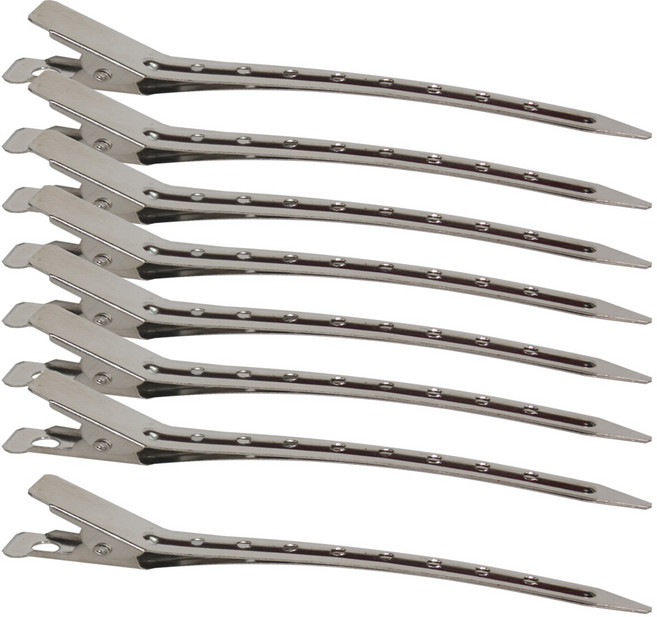 테네져 미용실 헤어집게핀 스텐메탈, 8개