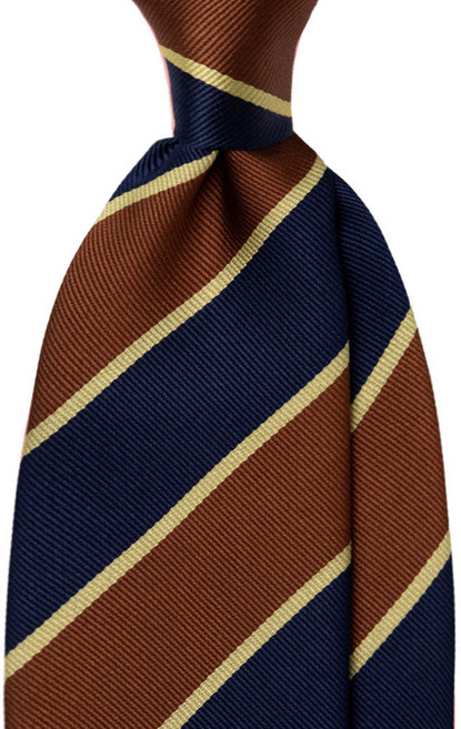 매너그램 남성용 프레피 실크 넥타이
