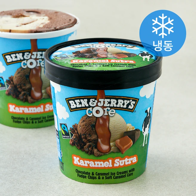 벤앤제리스 카라멜 수트라 코어 파인트 아이스크림 (냉동), 473ml, 1개입, 1개 - 쿠팡
