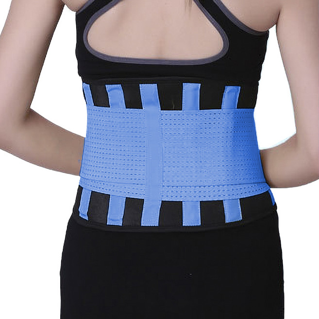 리치덕 통기성 허리보호대 블루, 1개