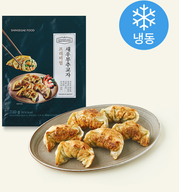 신세계푸드 마스터컬렉션 새우 부추교자 (냉동), 330g, 2개