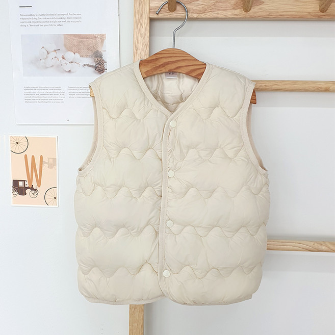 woojooi 童款雲朵飄飄鋪棉背心