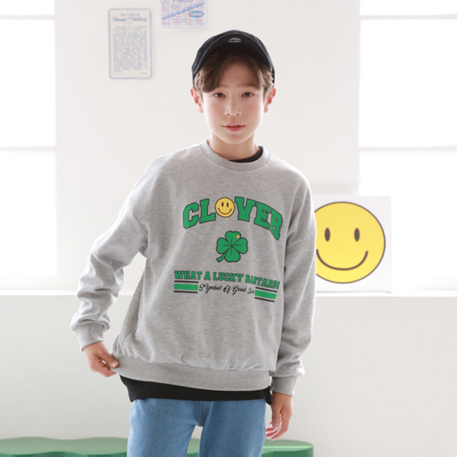 나나주니 남아용 클로버 맨투맨