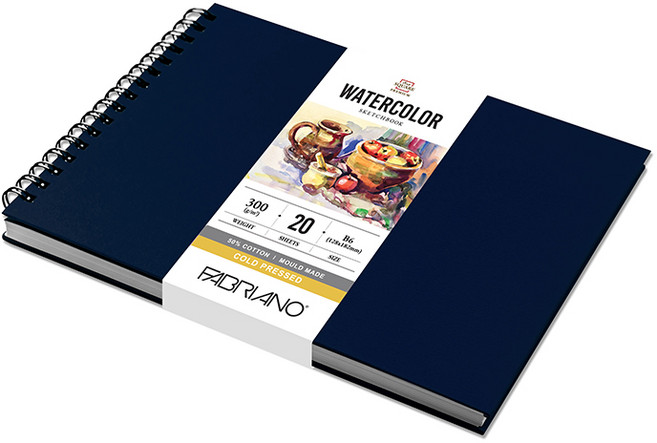 파브리아노 아트스퀘어 프리미엄 워터칼라북 PF03 중목 32절, 1개