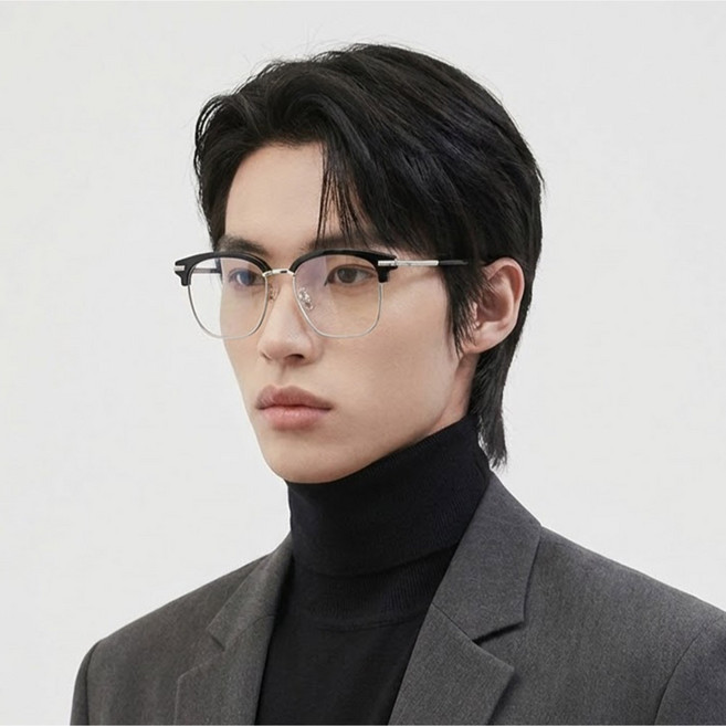 라피던트 남녀공용 빅 오버 하금테 티타늄 빅터 안경