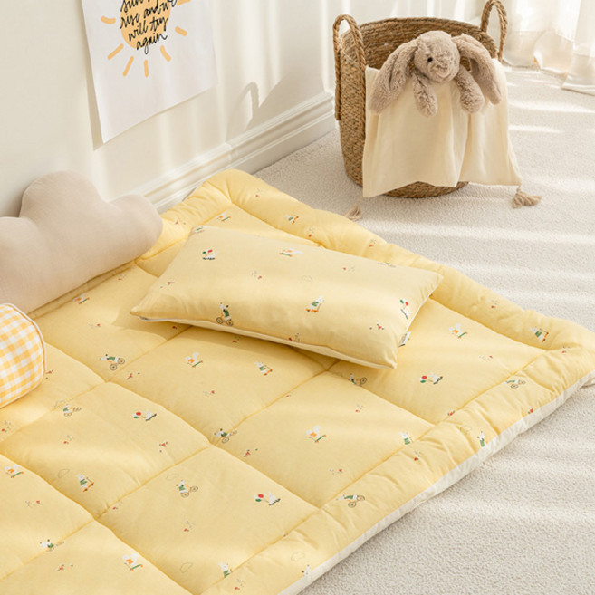 shez Home 韓國製造 四季 純棉 午睡 防撞床用 床墊