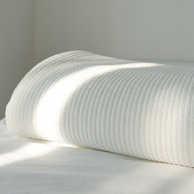 라비쉬앳홈 넉넉한 60수 순면 피그먼트 침대패드, 화이트